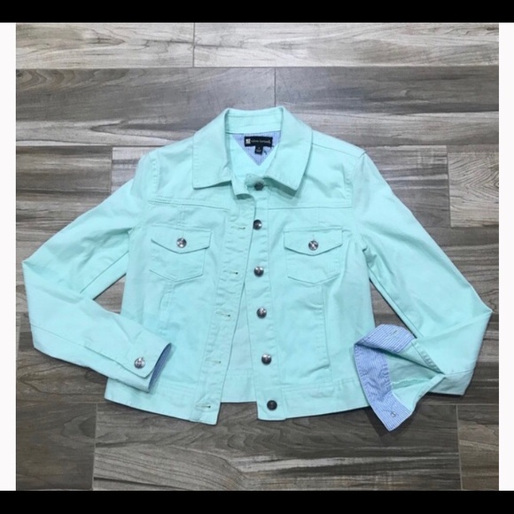 mint jean jacket